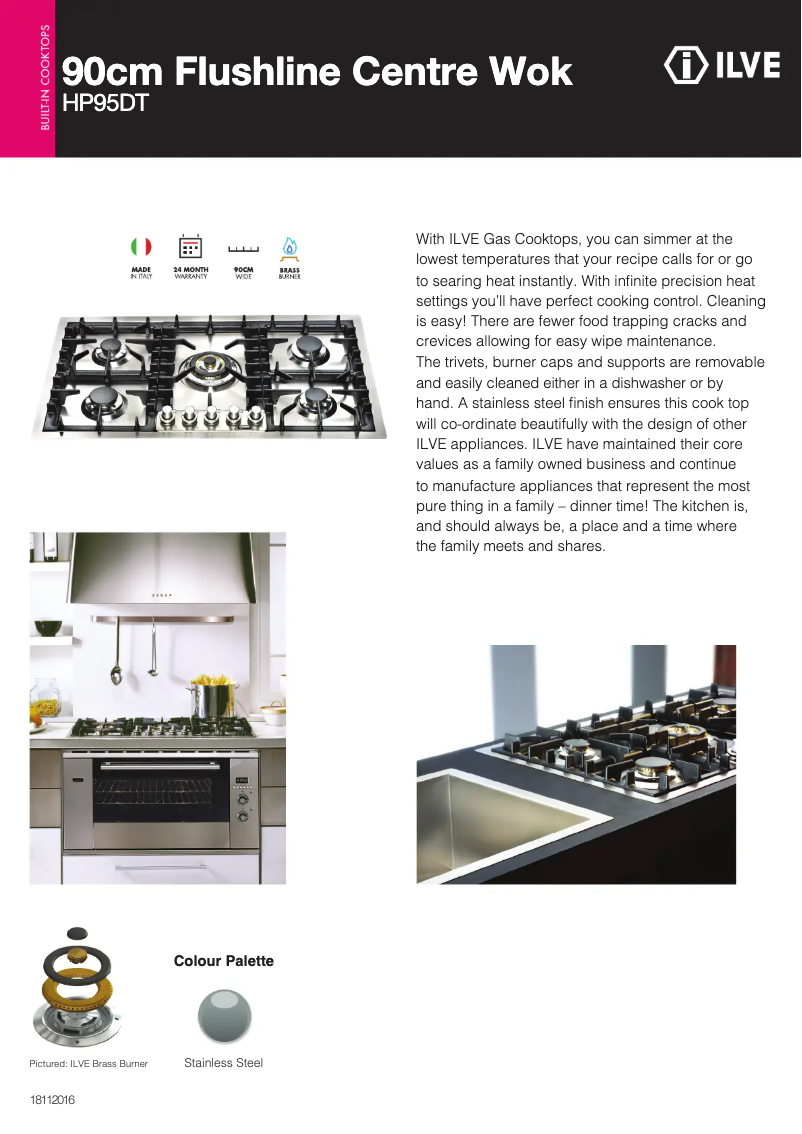 Página 1 del manual Manual de usuario Ilve HP95DT