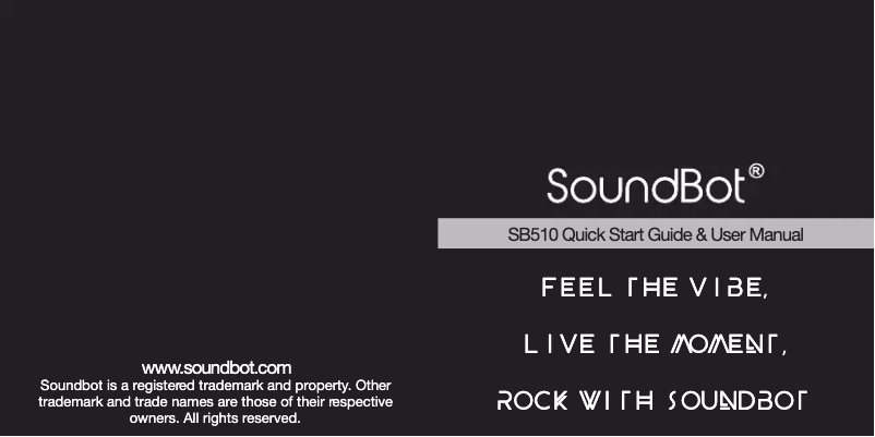 Imagen de la primera página del manual del dispositivo SB510