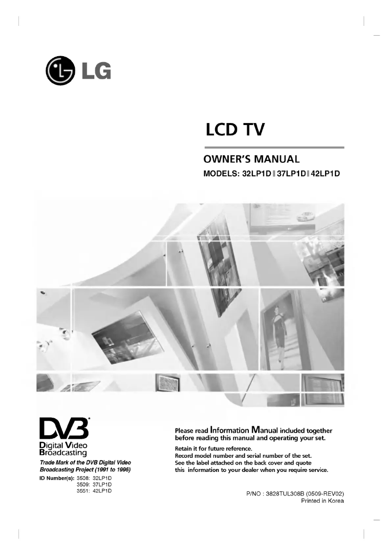 Página nº 1 - Manual de usuario LG 32LP1D