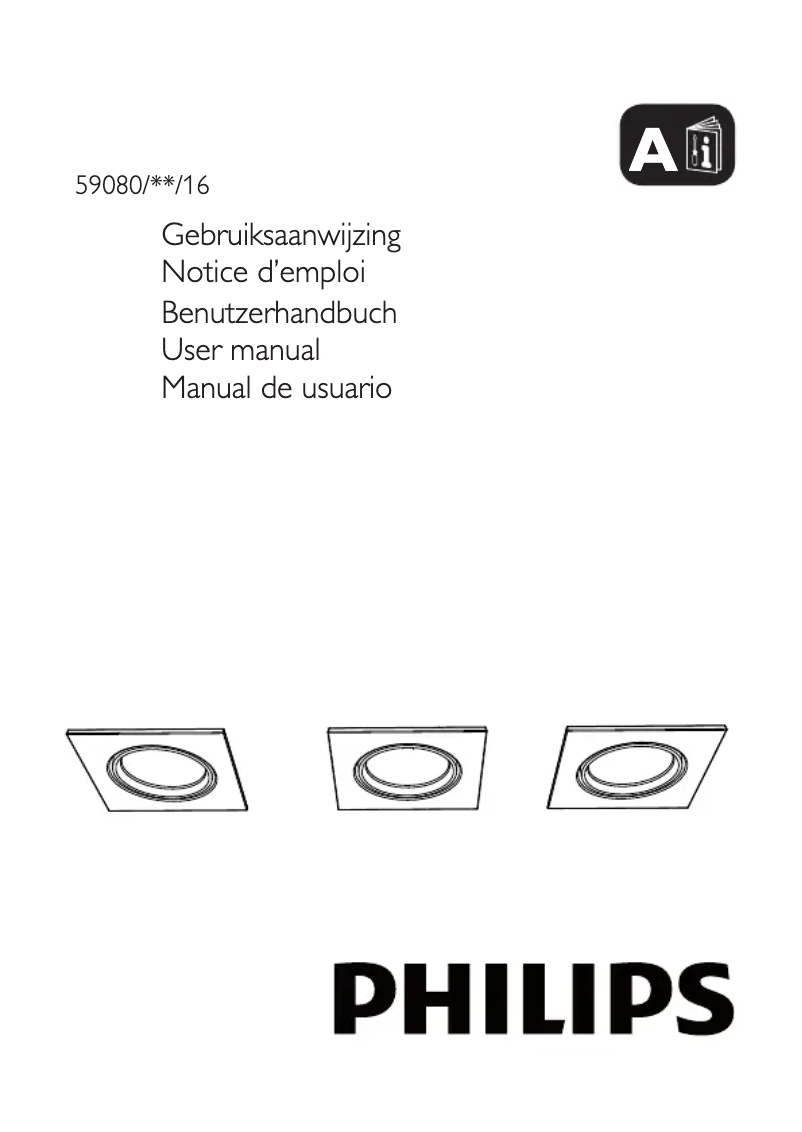 Página 1 del manual Manual de usuario Philips Smartspot 59080/11/16