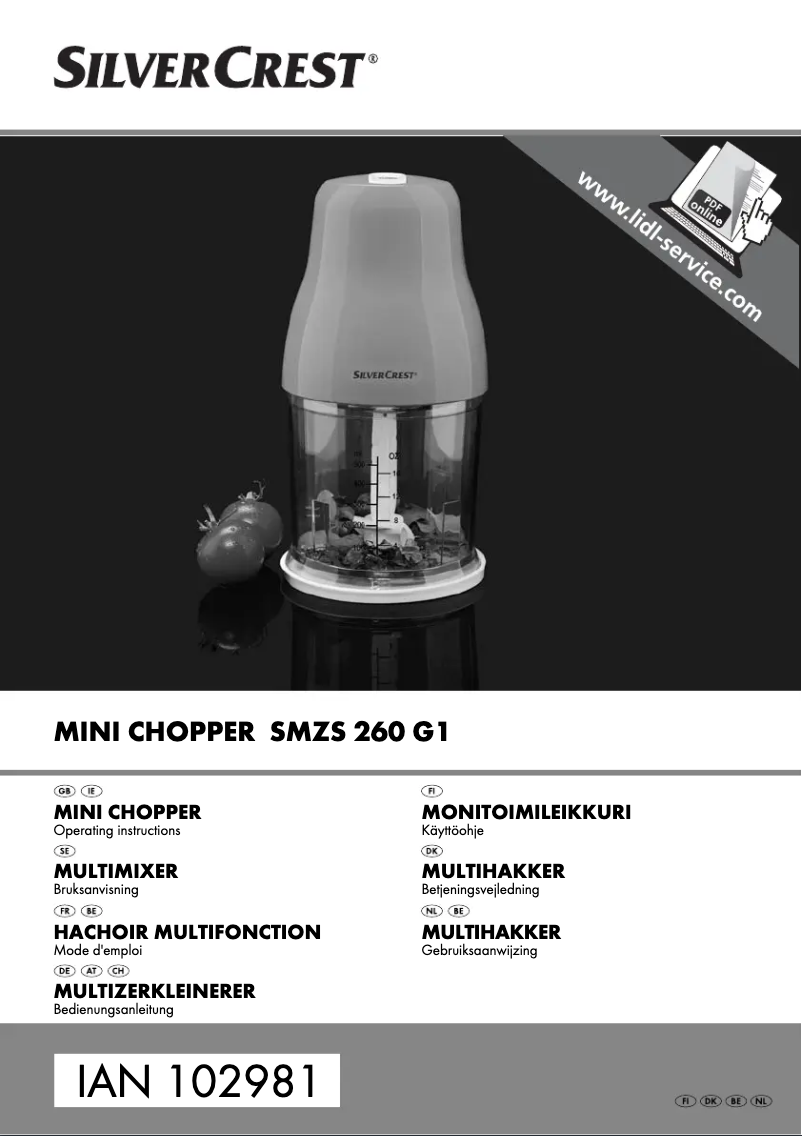 Página 1 del manual Manual de usuario SilverCrest SMZS 260 G1