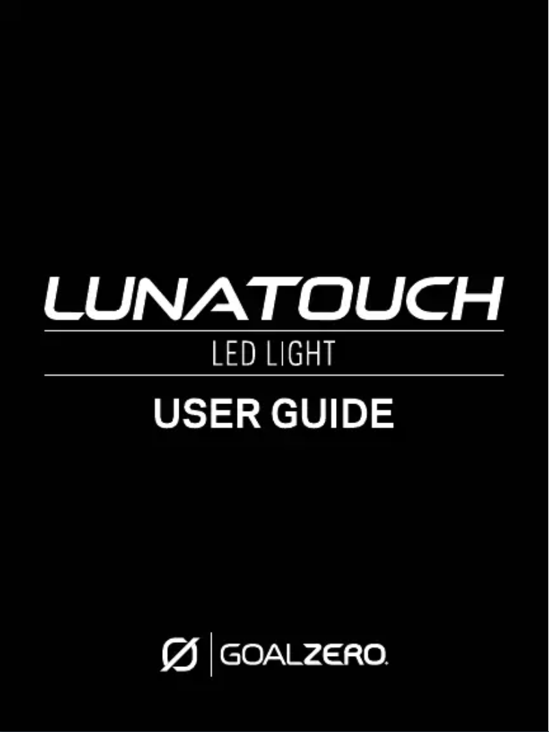 Imagen de la primera página del manual del dispositivo Luna Touch