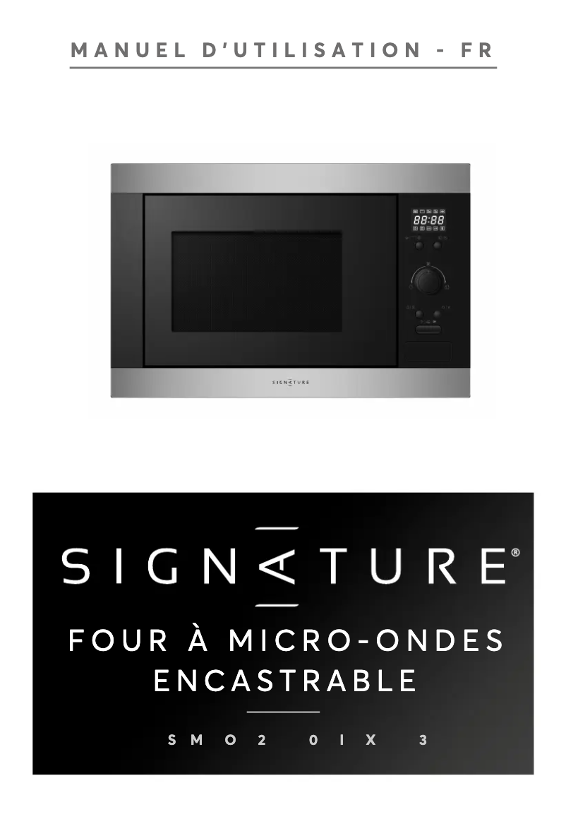 Imagen de la primera página del manual del dispositivo SMO250IX