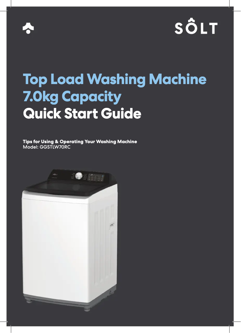Imagen de la primera página del manual del dispositivo GGSTLW70RC