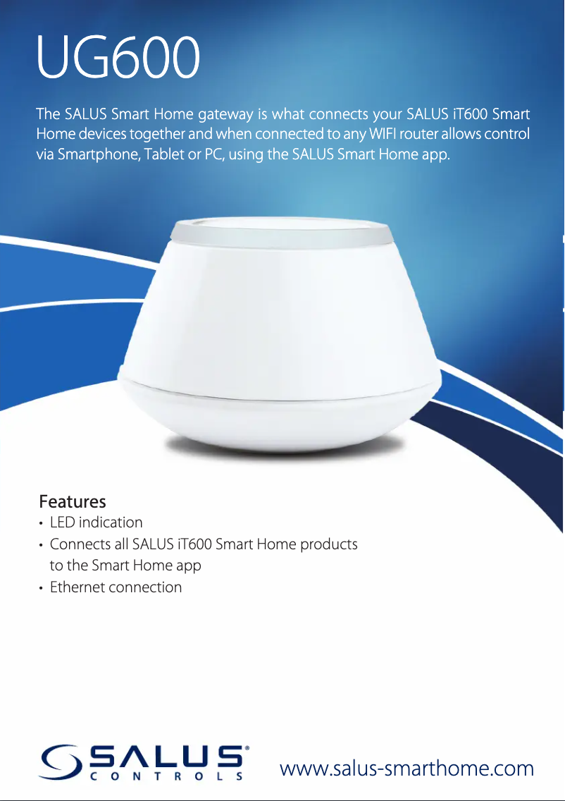 Imagen de la primera página del manual del dispositivo UG600