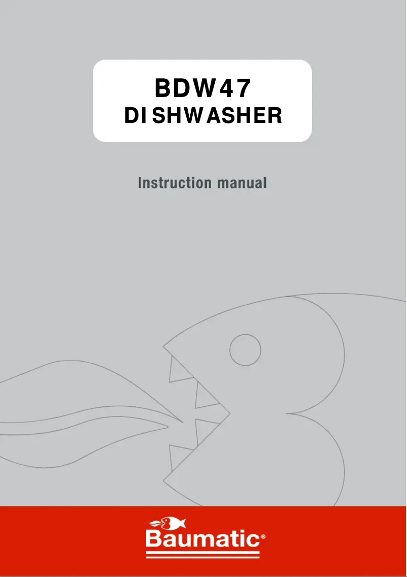 Página 1 del manual Manual de usuario Baumatic BDW47