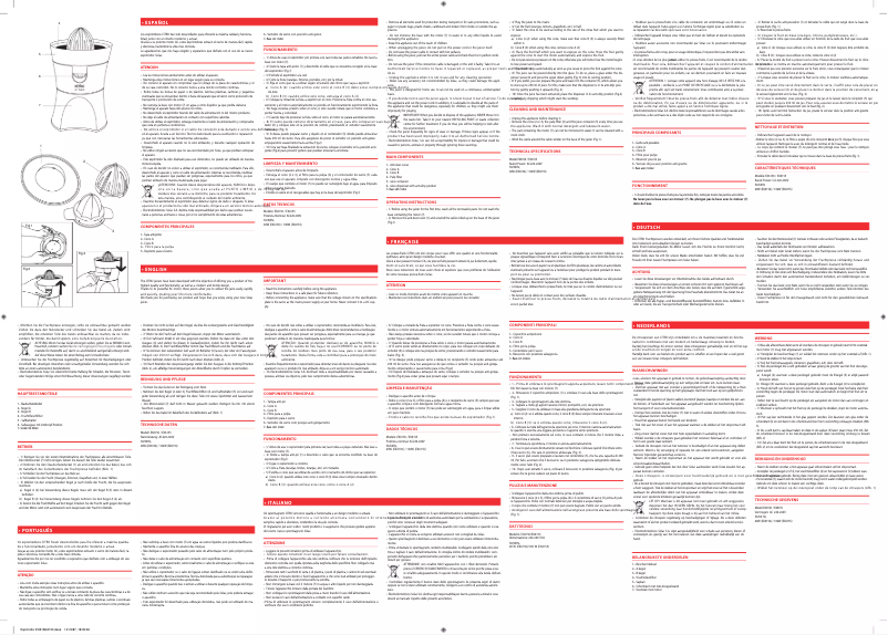 Imagen de la primera página del manual del dispositivo CITRO EX6150