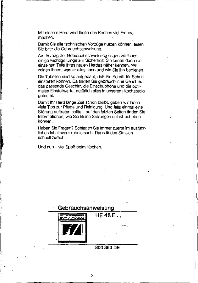 Imagen de la primera página del manual del dispositivo HE48E54