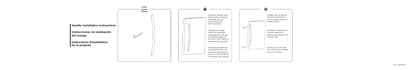 Página 1 del manual Guía de instalación Frigidaire GRFN2023AF