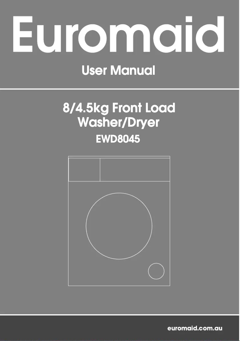 Página 1 del manual Manual de usuario Euromaid EWD8045