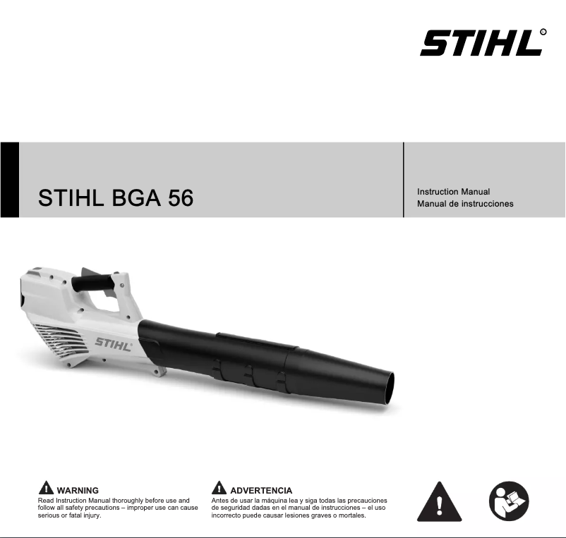 Página 1 del manual Manual de usuario Stihl BGA 56