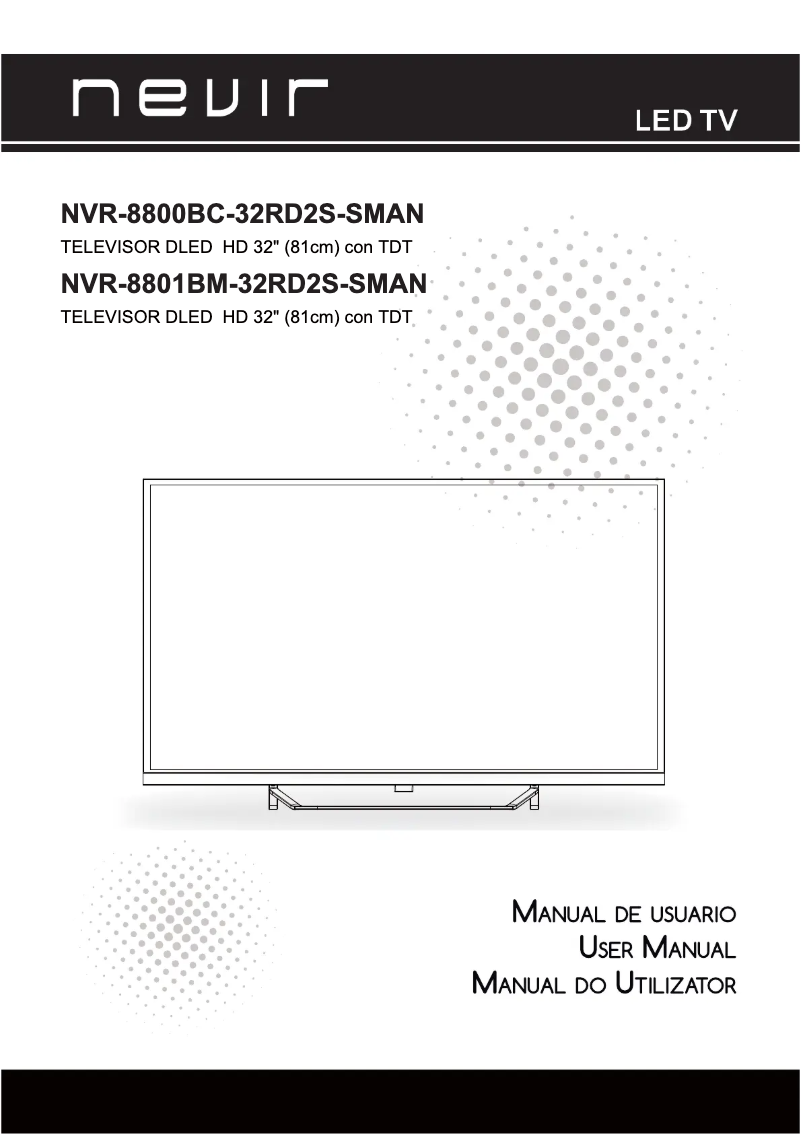 Imagen de la primera página del manual del dispositivo NVR-8801BM-32RD2S-SMAN