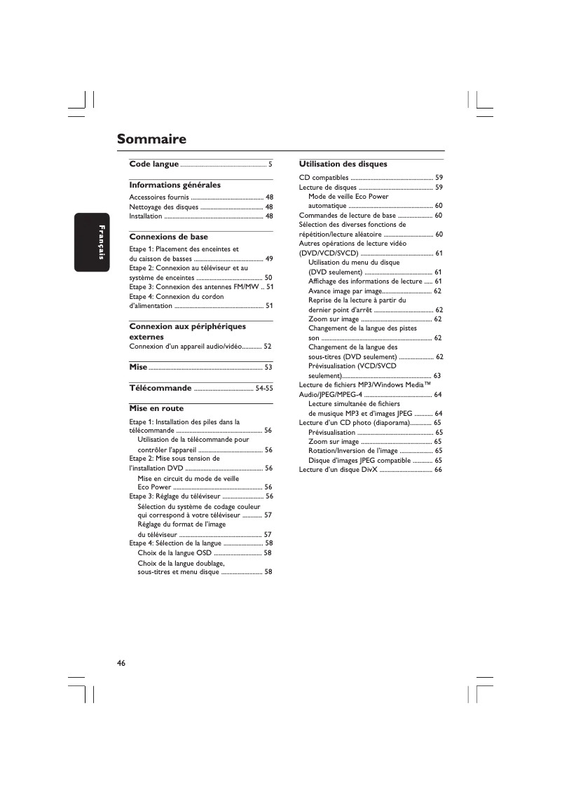 Imagen de la primera página del manual del dispositivo HTS3610