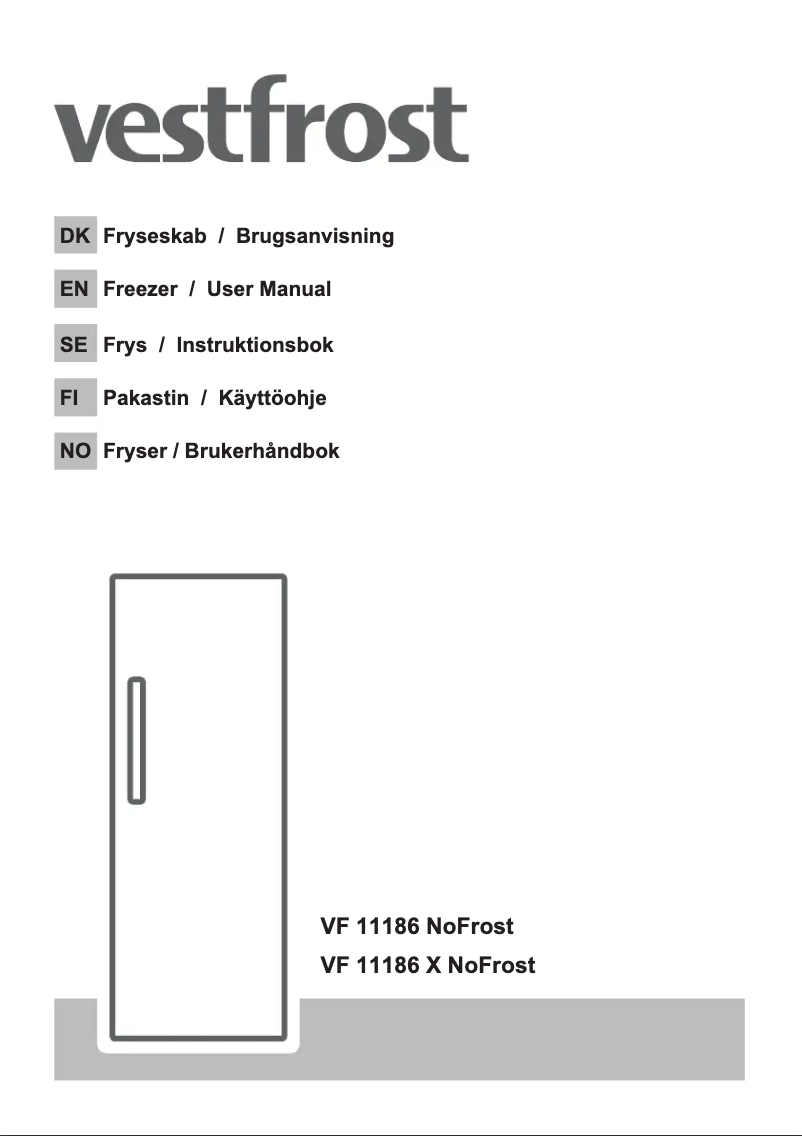 Imagen de la primera página del manual del dispositivo VF 11186 X NoFrost