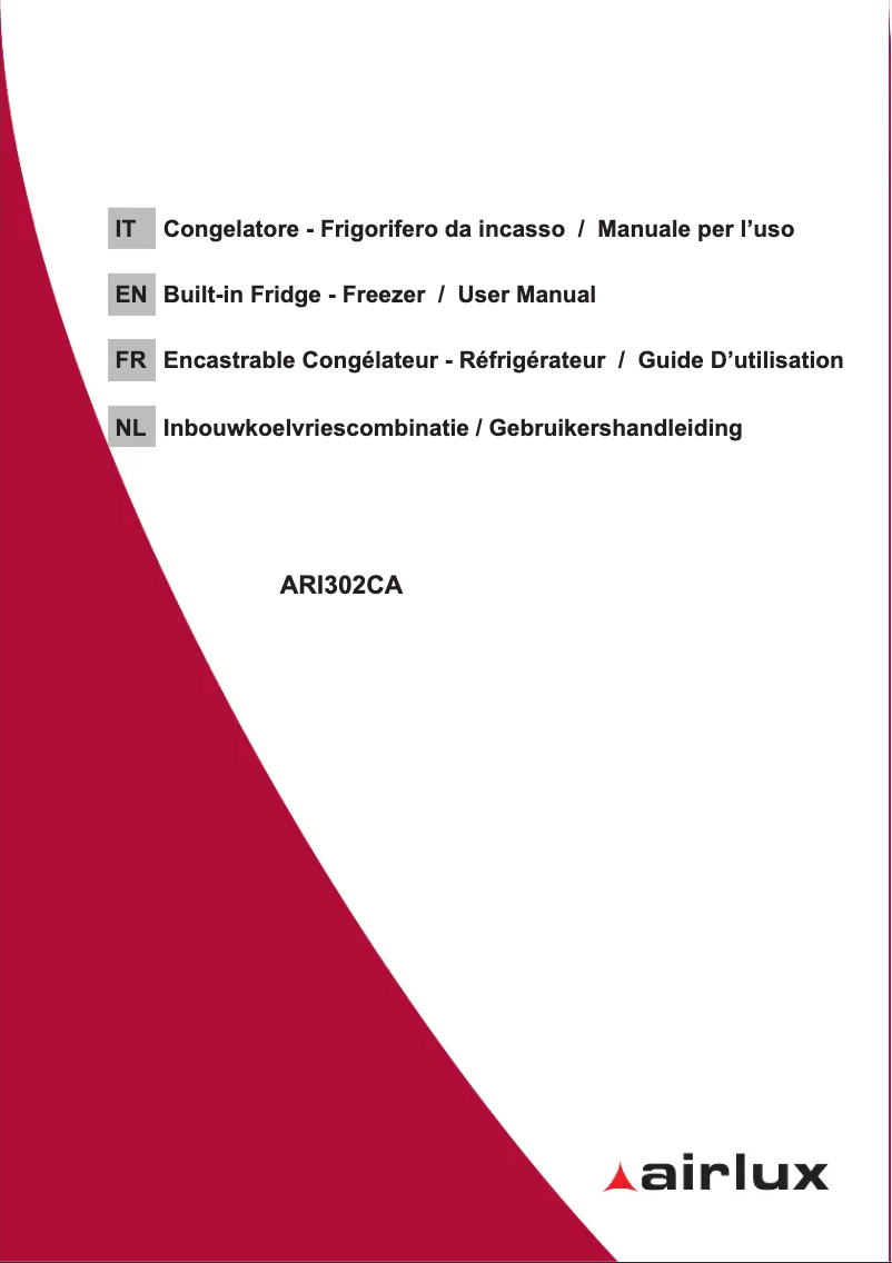 Página 1 del manual Manual de usuario Airlux ARI302CA