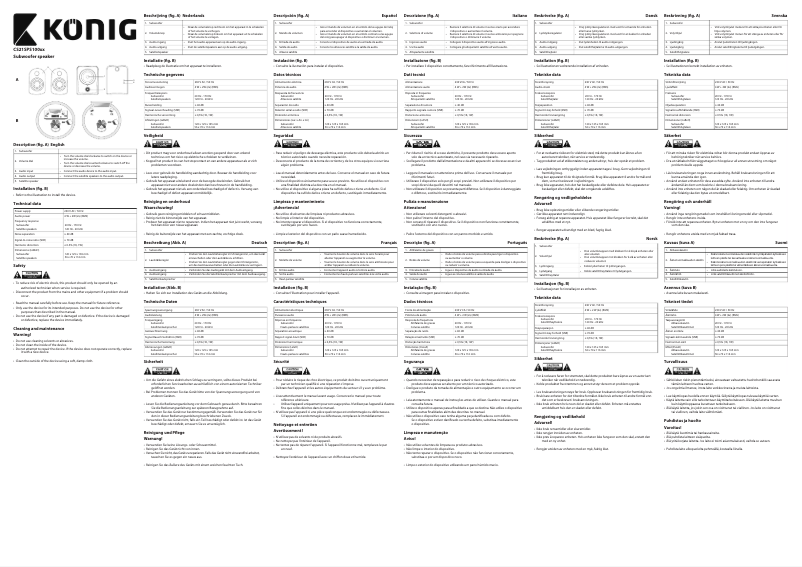 Imagen de la primera página del manual del dispositivo CS21SPS100BL