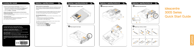 Imagen de la primera página del manual del dispositivo IdeaPad 300S