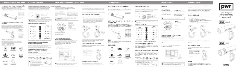 Imagen de la primera página del manual del dispositivo PWR Trail 1100