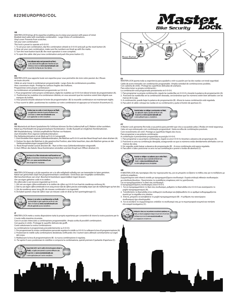 Imagen de la primera página del manual del dispositivo 8229EURDPROCOL