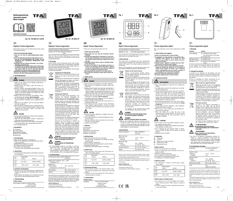 Imagen de la primera página del manual del dispositivo 30.5053.02
