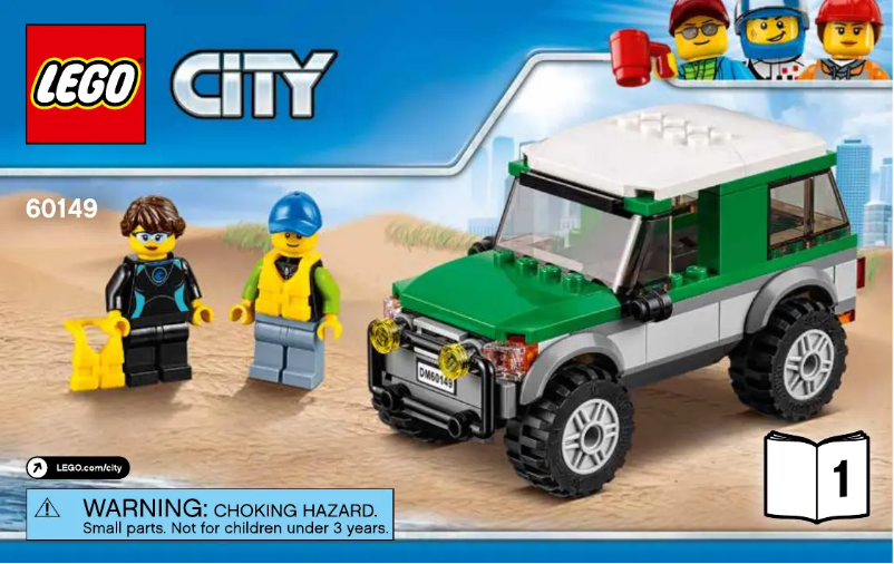 Página 1 del manual Instrucciones visuales Lego City 60149