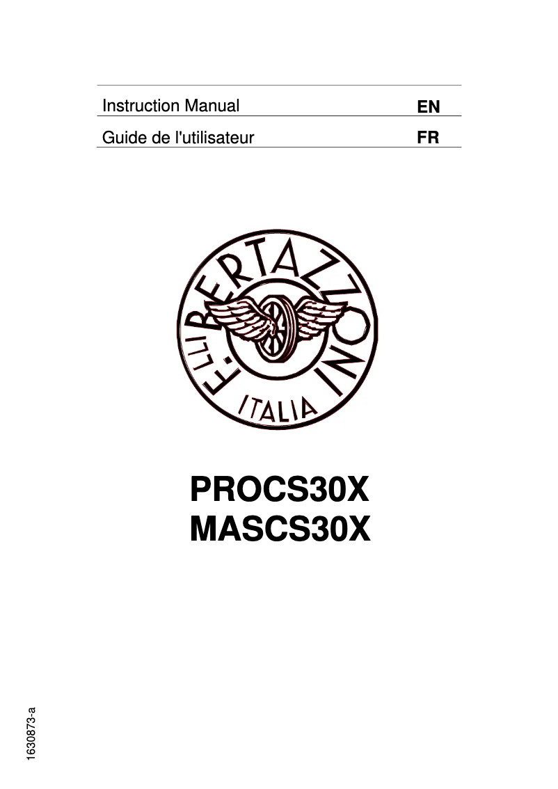 Imagen de la primera página del manual del dispositivo PROCS30X