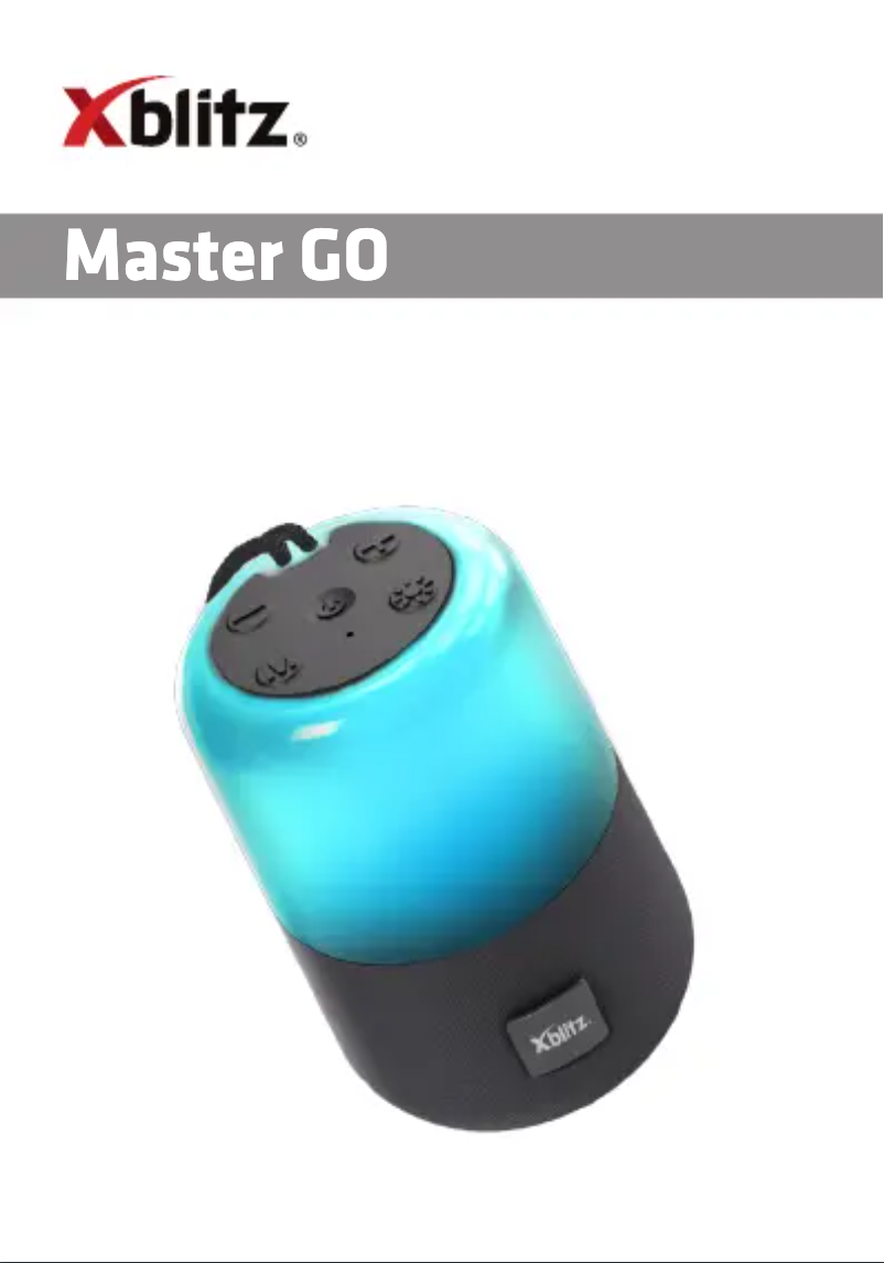 Imagen de la primera página del manual del dispositivo Master Go