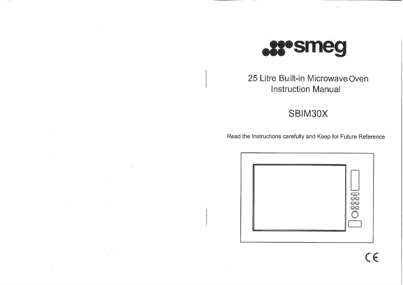 Página nº 1 - Manual de usuario Smeg SBIM30X