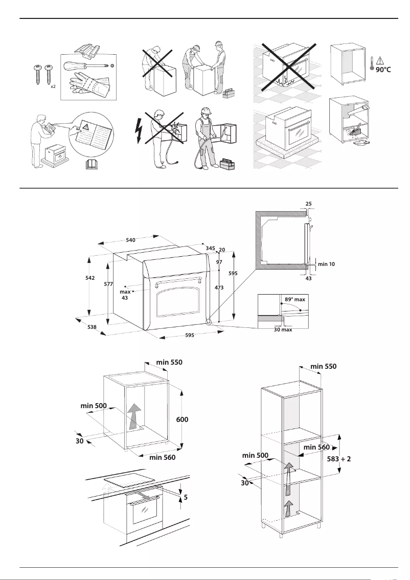 Página 1 del manual Instrucciones de seguridad Hotpoint FIT 834 AV HA