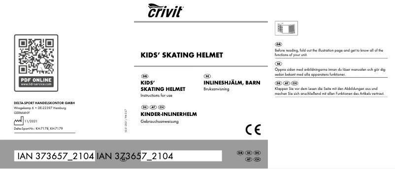 Página nº 1 - Manual de usuario Crivit IAN 103856