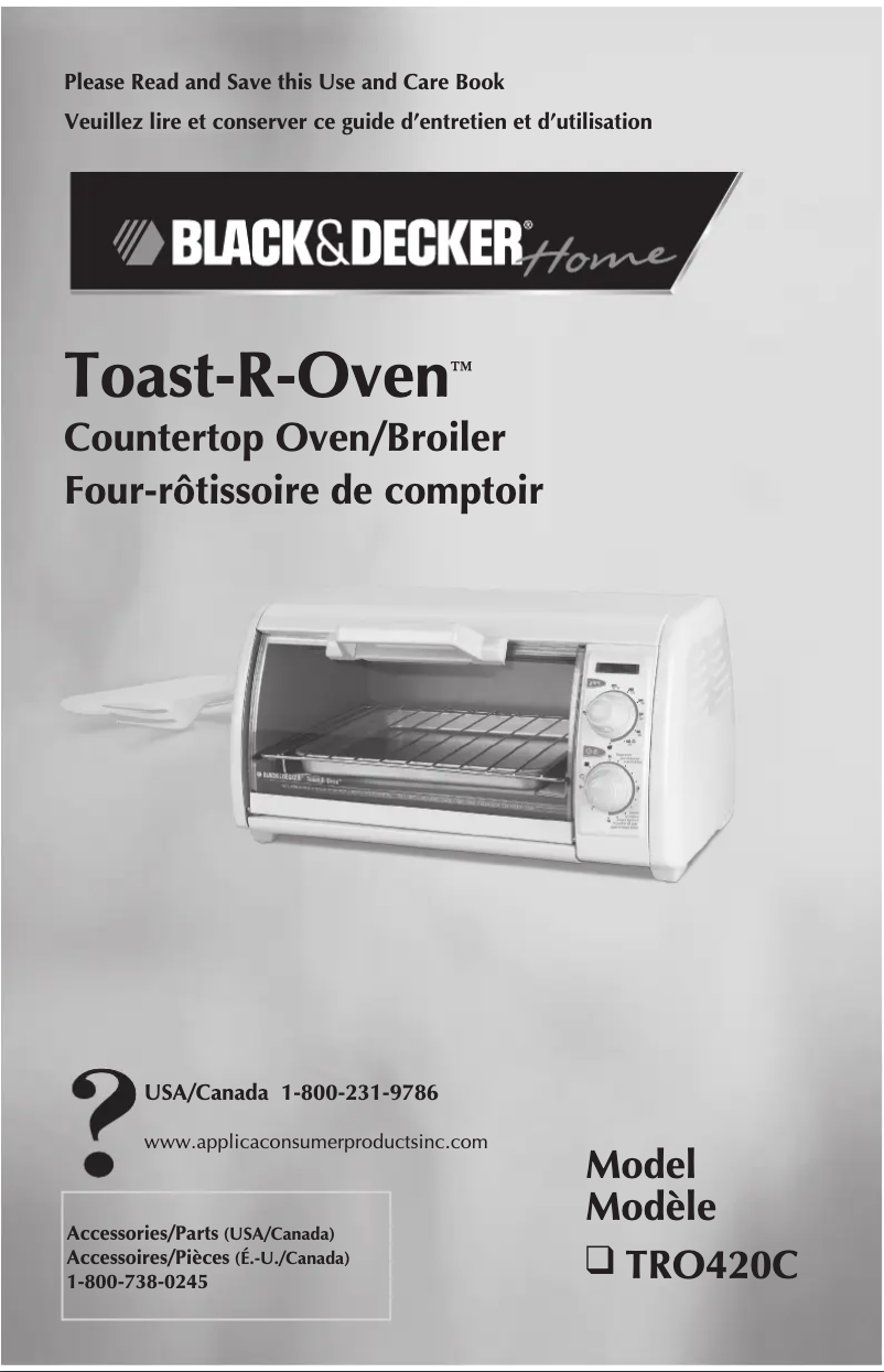 Página 1 del manual Manual de usuario Black & Decker TRO420C