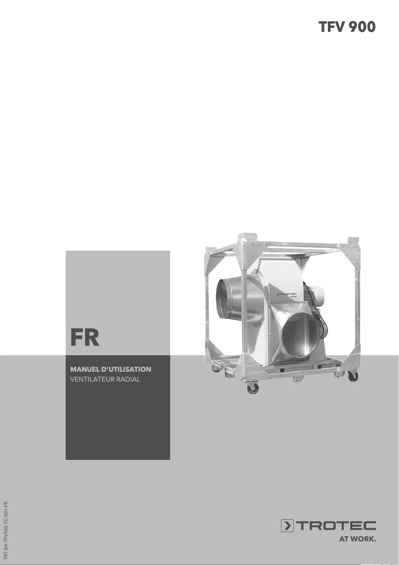 Página nº 1 - Manual de usuario Trotec TFV 900