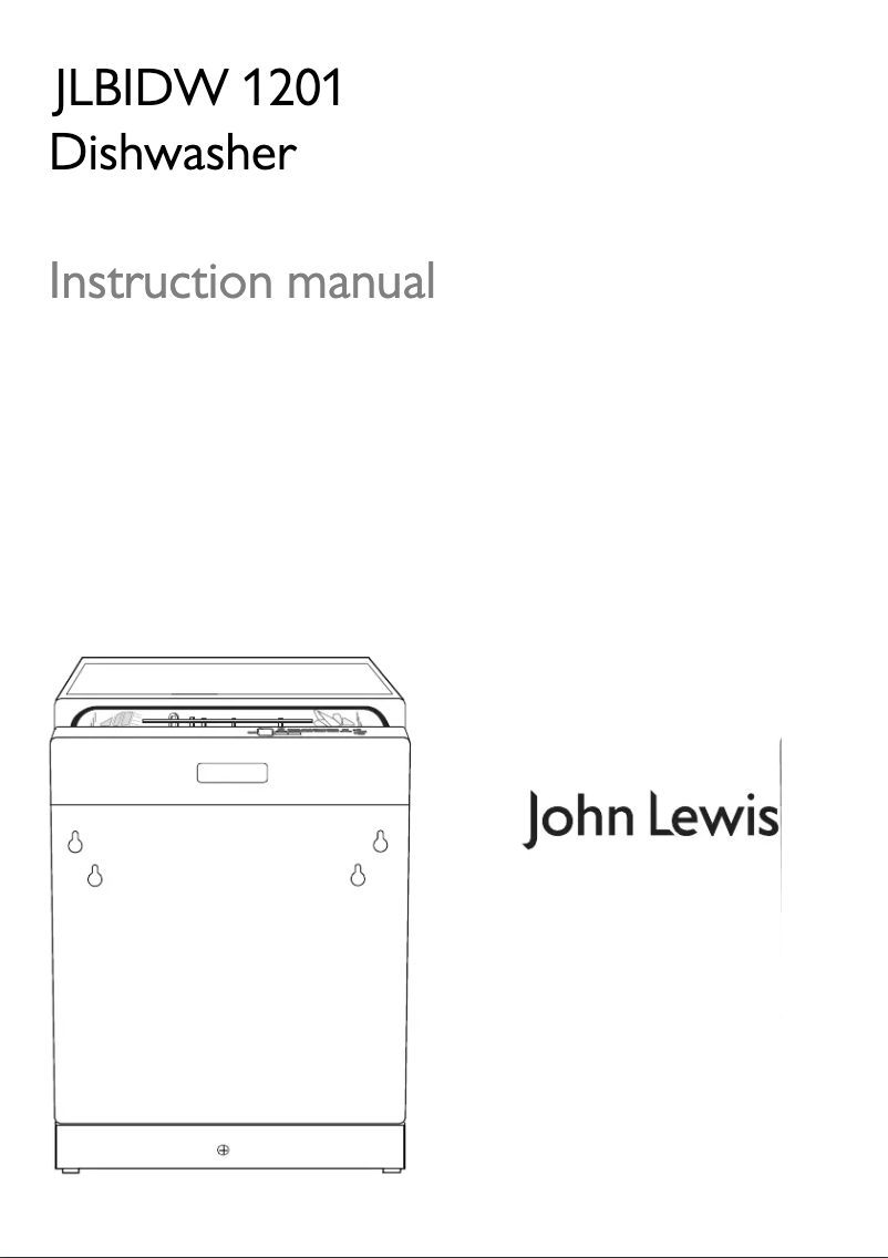 Página 1 del manual Manual de usuario John Lewis JLBIDW 1201