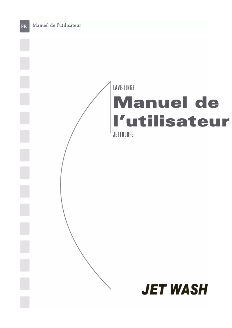 Imagen de la primera página del manual del dispositivo JET1008FB
