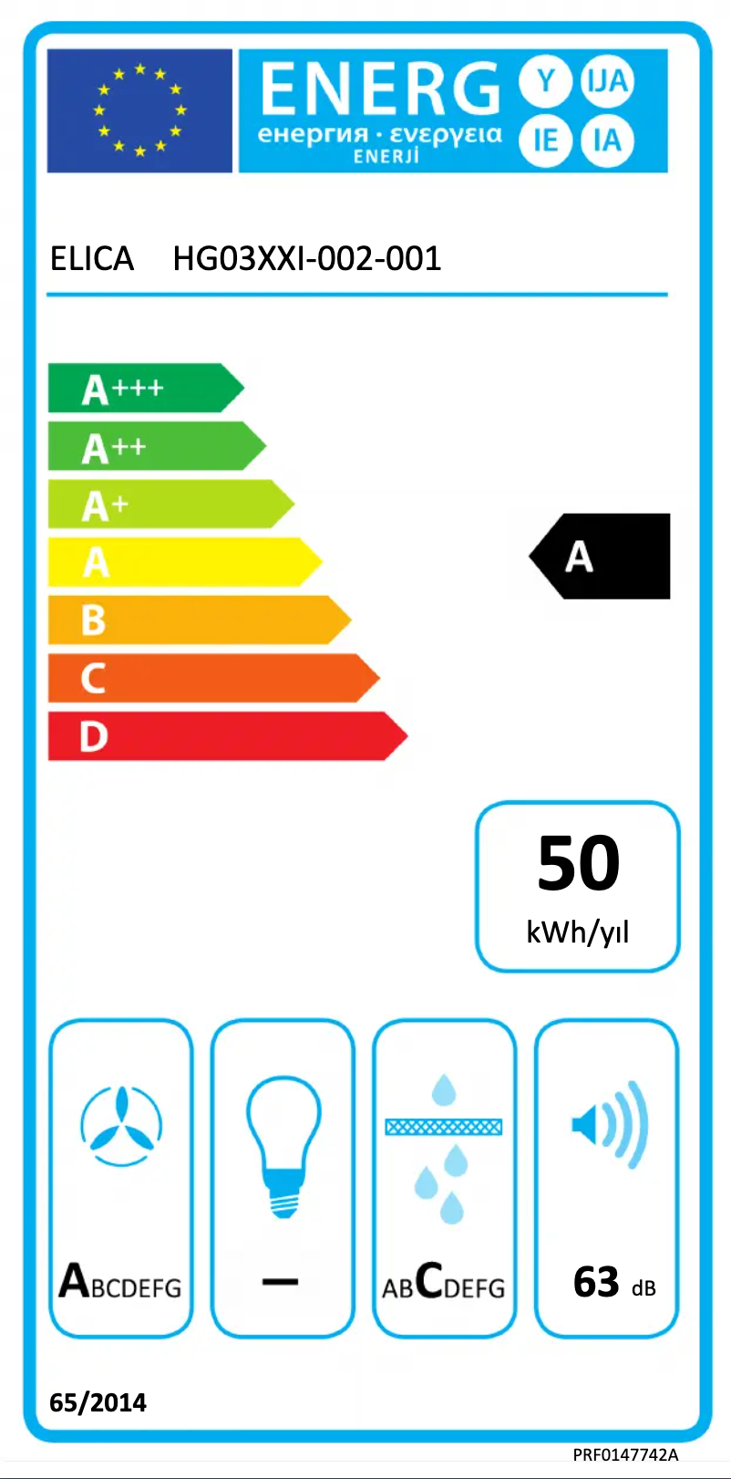 Imagen de la primera página del manual del dispositivo PRF0147742A