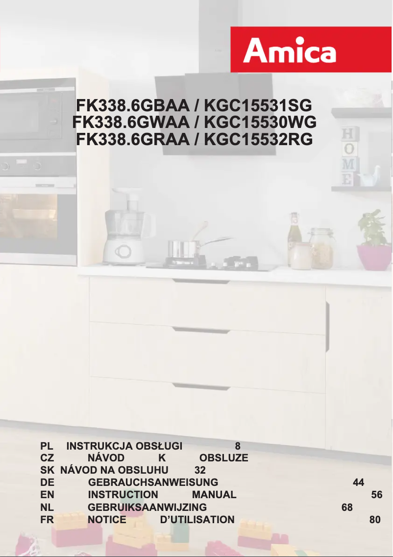 Página nº 1 - Manual de usuario Amica KGC 15532 RG