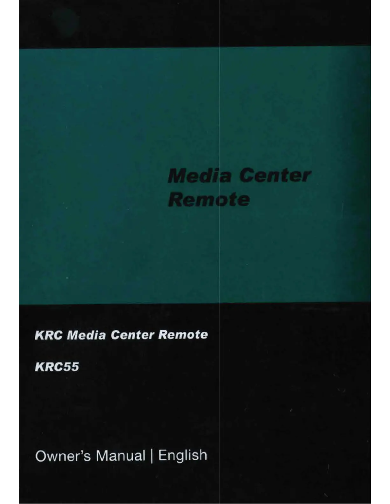 Página 1 del manual Manual de usuario Kicker KRC55