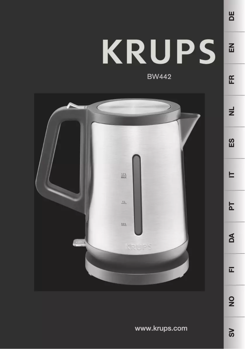 Imagen de la primera página del manual del dispositivo Control Line BW442D