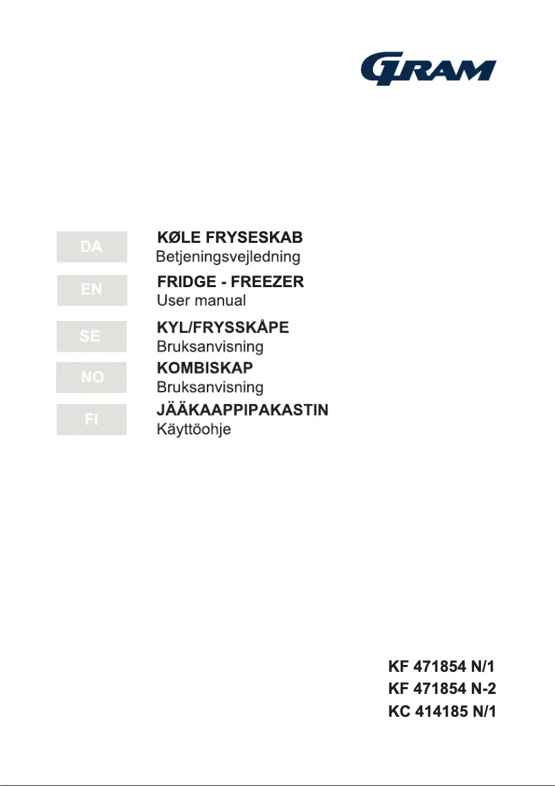 Imagen de la primera página del manual del dispositivo KF 471854 N-2
