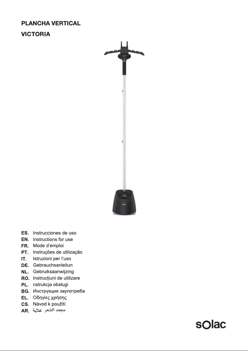 Página 1 del manual Manual de usuario Solac Victoria PC1505