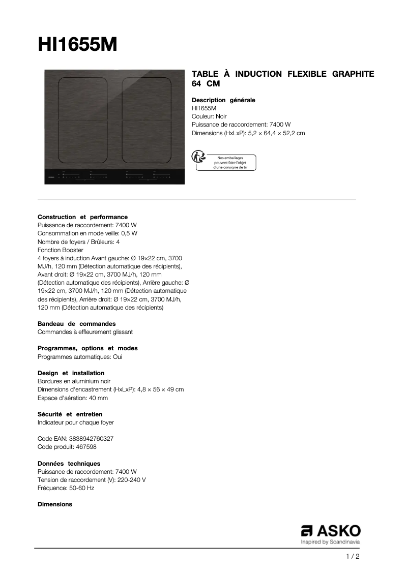 Imagen de la primera página del manual del dispositivo HI1655M