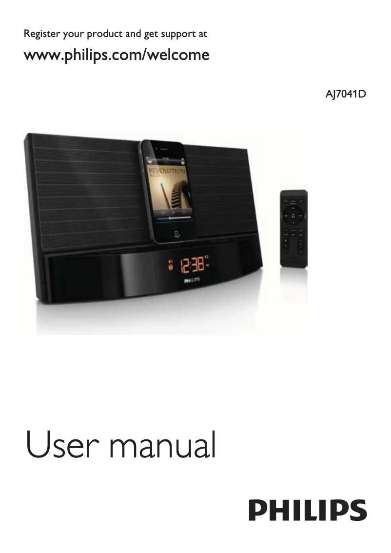 Imagen de la primera página del manual del dispositivo AJ7041D