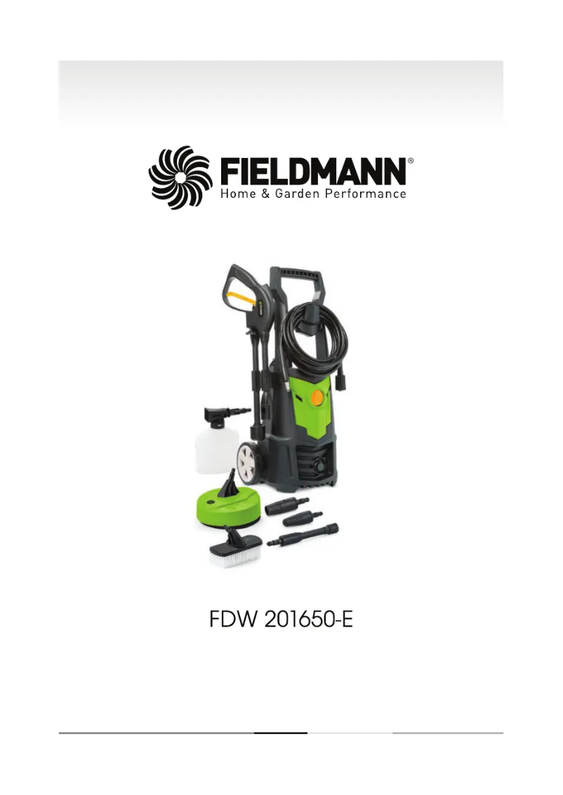 Página 1 del manual Manual de usuario Fieldmann FDW 201650-E