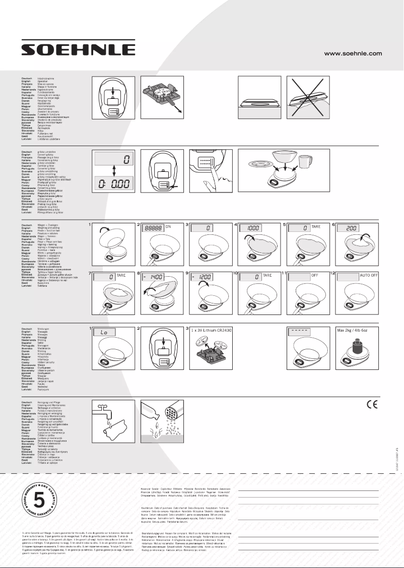 Página 1 del manual Manual de usuario Soehnle Myra Plus 65064