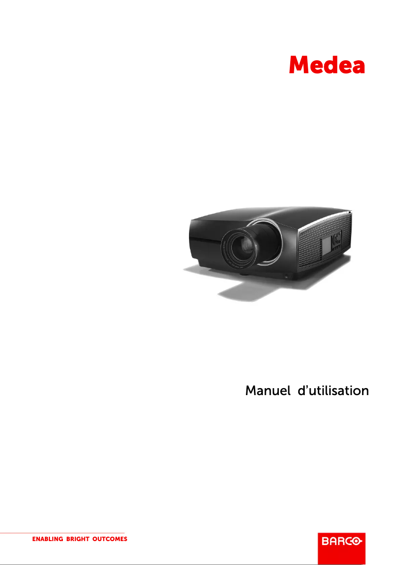 Página 1 del manual Manual de usuario Barco Medea