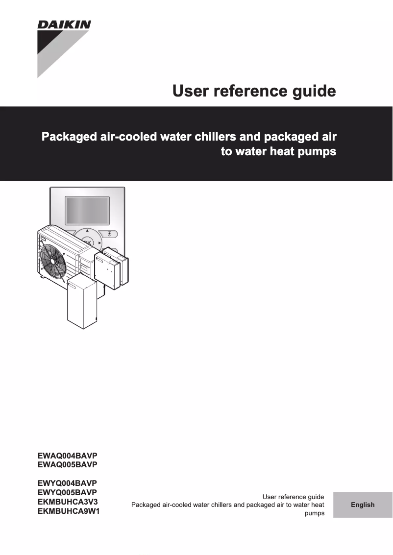 Página nº 1 - Manual de usuario Daikin EWYQ008BAVP