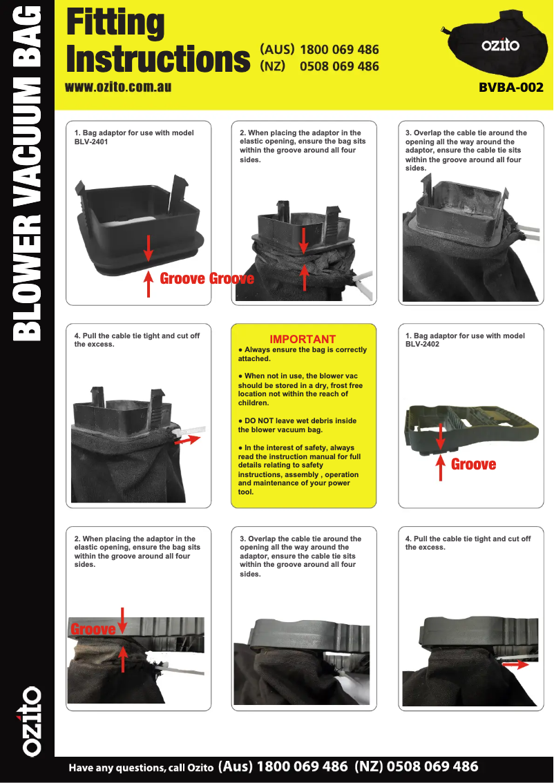 Imagen de la primera página del manual del dispositivo BVBA-002