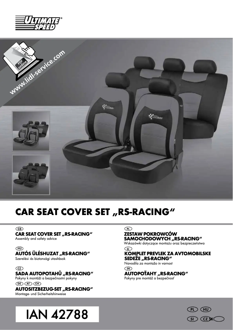 Imagen de la primera página del manual del dispositivo IAN 42788