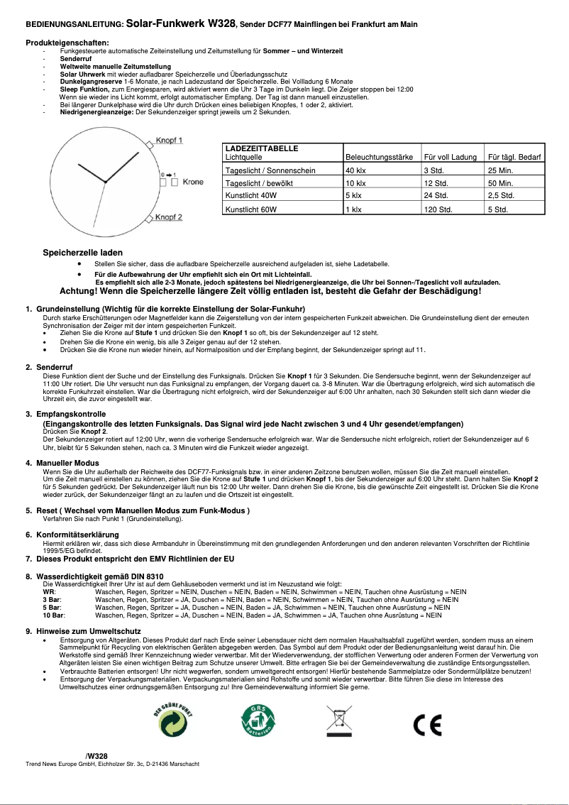 Imagen de la primera página del manual del dispositivo Atacama