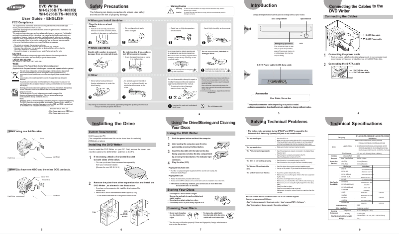 Página 1 del manual Manual de usuario Samsung SM-308